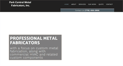 Desktop Screenshot of pcmetalfab.com
