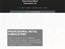 Tablet Screenshot of pcmetalfab.com